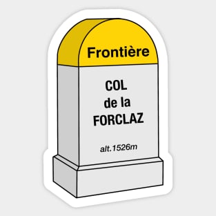 Bourne: Col de la Forclaz Sticker